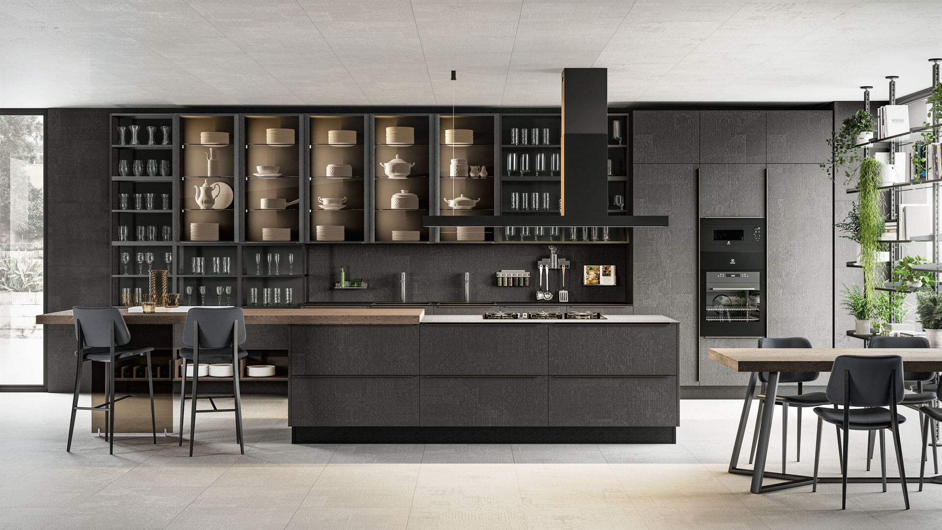 Cucine moderne LUBE Clover